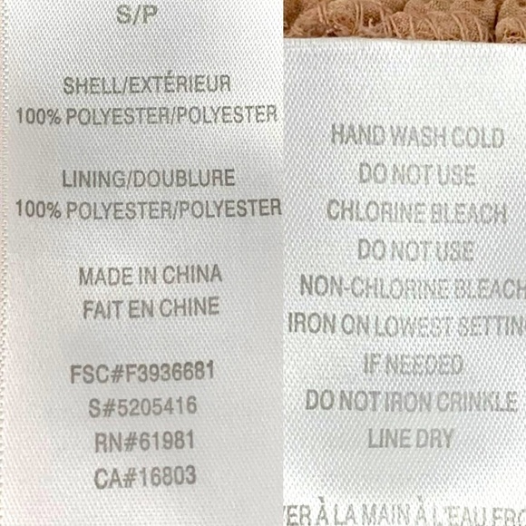 Mark. Peach Ombré Pleated A-Line Midi Skirt Size Small Petite - Picture 9 of 12